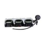 High-Performance Intake Manifold for Twin-Turbo V6 Engines - Machined Aluminum Construction with Velocity Stack Design
