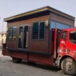Modular office and retail container with bright interior, insulation, and branding options for flexible business use.